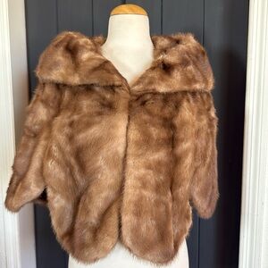 Vintage Mink fur Women's Cape